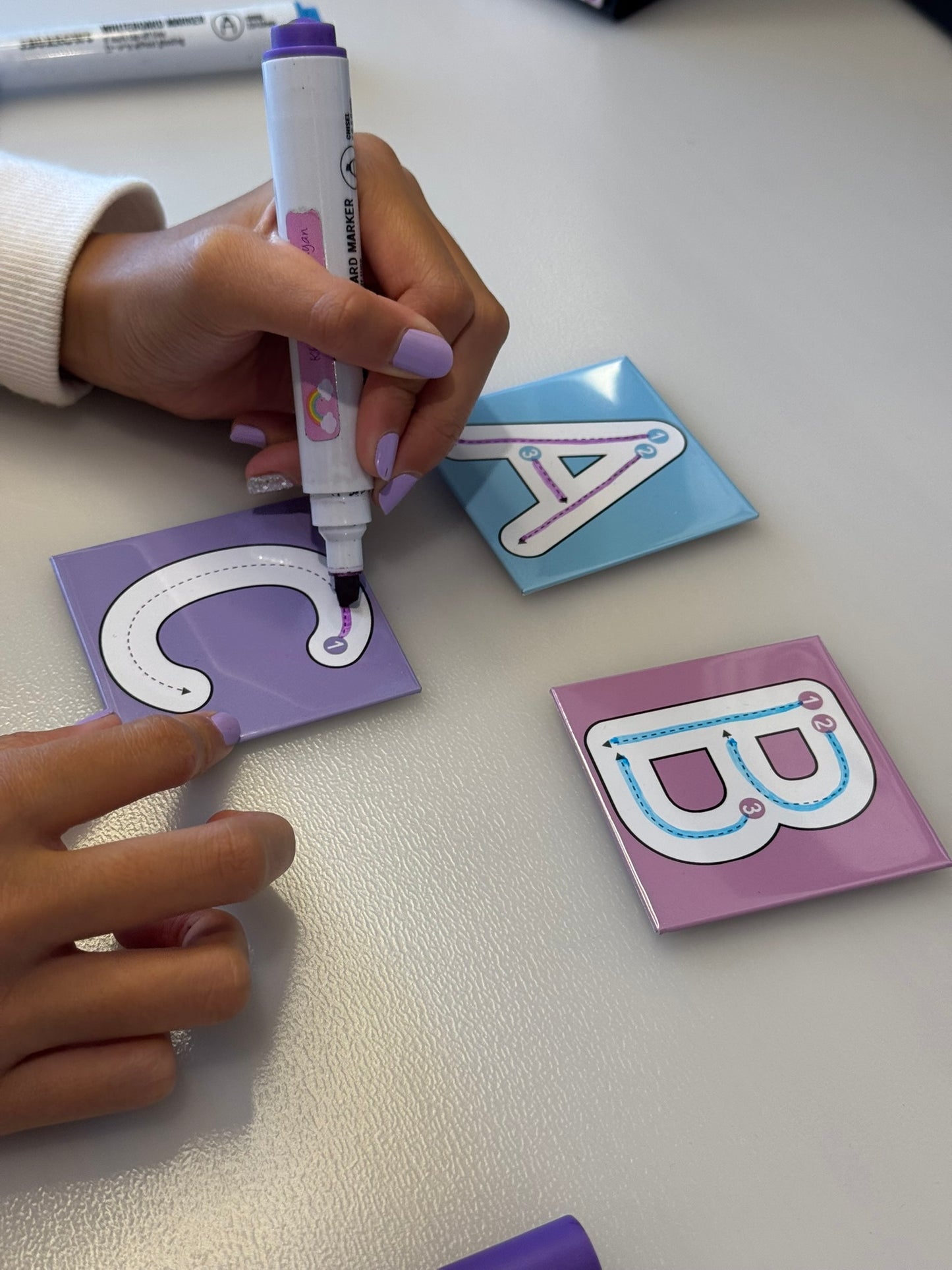 Kids Alphabet Trace & Erase w/ Colour Markers