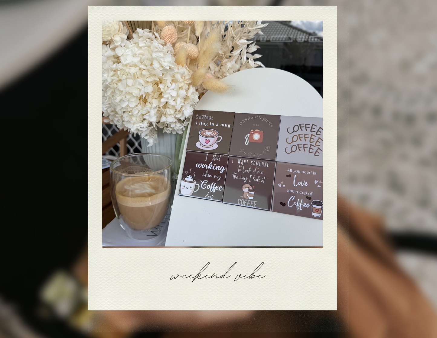 Coffee Lovers + Christian Inspired Magnets - Ready-Made Designs