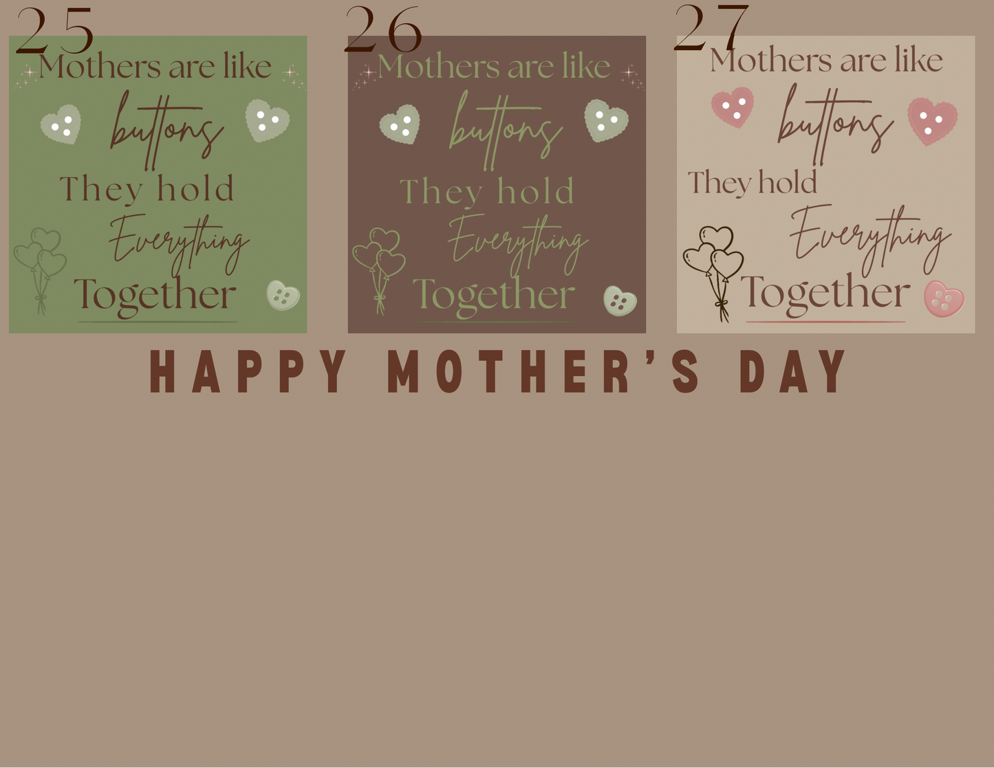 Mother's Day Magnets - Ready-Made Designs